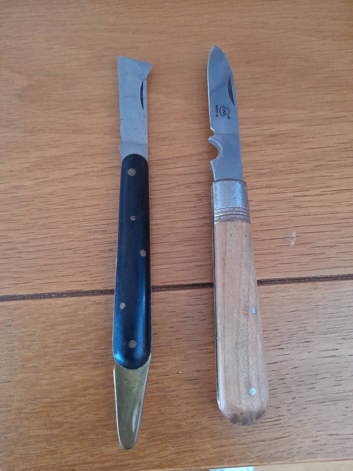 Set van 2 vintage zakmessen: Erbi en entmes, Ophalen of Verzenden