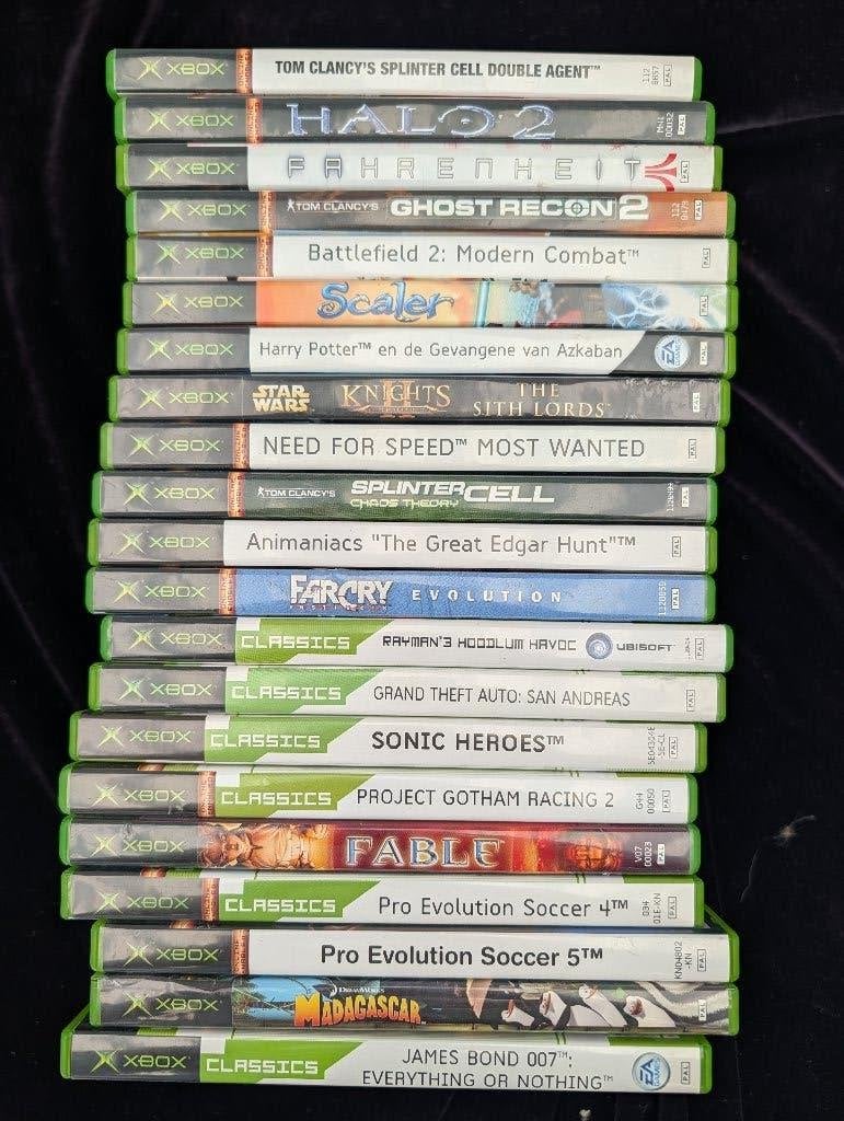 Partij 21 Stuks Microsoft Xbox Games Retro spellen Star Wars, Overige genres, 2 spelers, Ophalen of Verzenden, Zo goed als nieuw