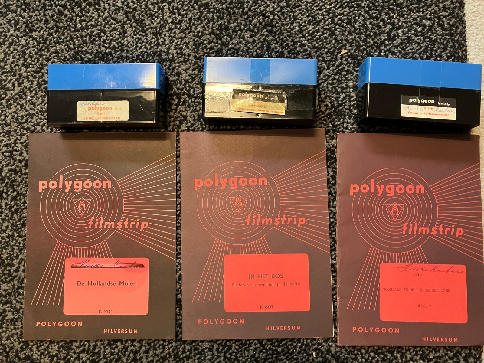 Polygon filmstrips: De Hollandse Molen, In Het Bos, Touwtrek, Ophalen of Verzenden, Accessoire