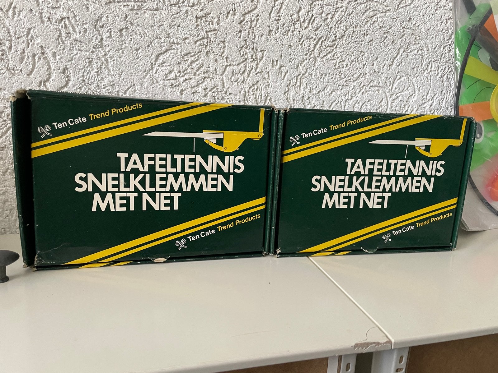 Tafeltennis Snelklemmen met Net - Ten Cate Trend Products, Sport en Fitness, Tafeltennis, Ophalen of Verzenden, Nieuw, Net, Batje(s) of Balletje(s)
