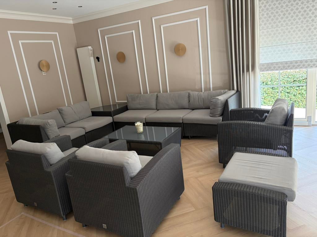 4SO Seasons Outdoor Loungeset, Fauteuils, Hocker & Eetstoele, Ophalen, Gebruikt, Kunststof