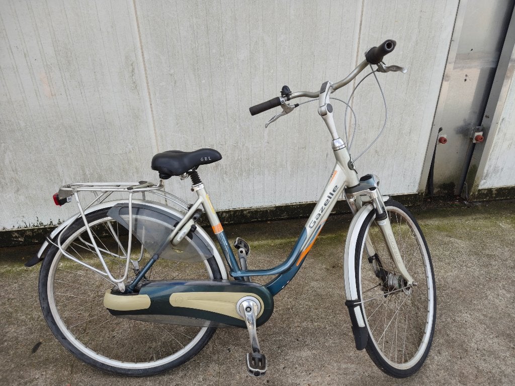 damesfiets gazelle orange nr 3 7 versnellingen, Ophalen, Gebruikt, 47 tot 50 cm, Versnellingen