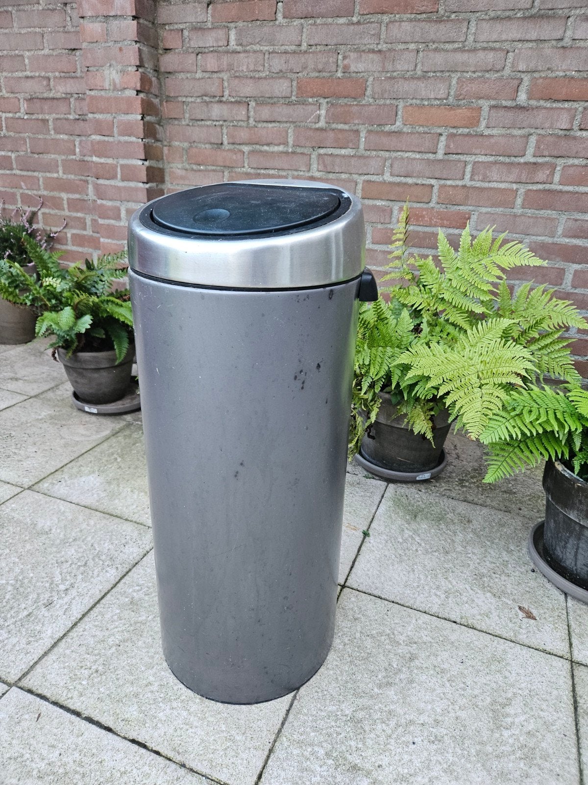 Brabantia prullenbak 23-30L, Huis en Inrichting, Ophalen, Met pedaal, Metaal, 20 tot 30 liter