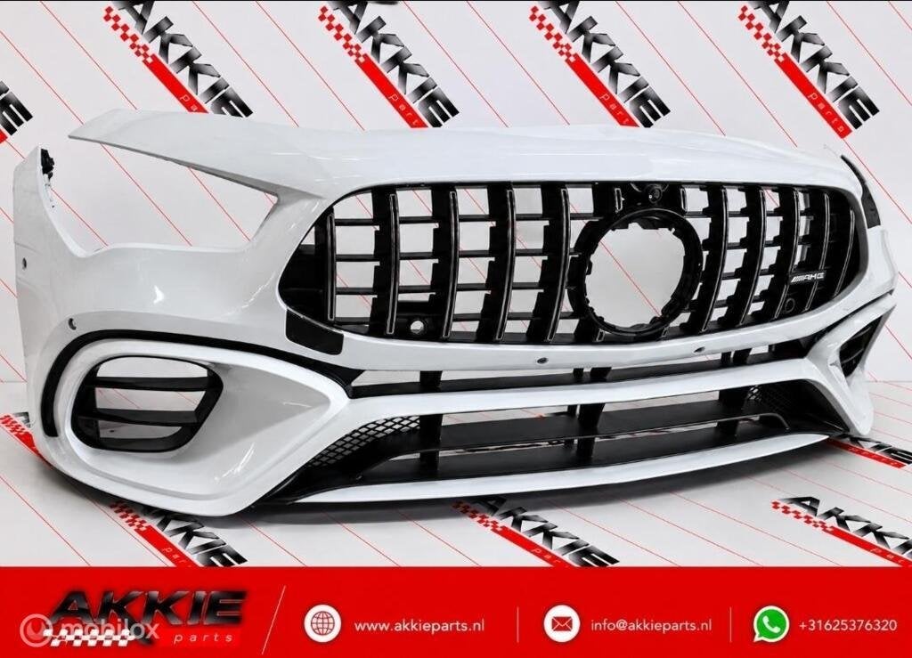 Mercedes CLA45 amg bumper W118 C118 X118 Facelift, Gebruikt, Voor, Ophalen of Verzenden
