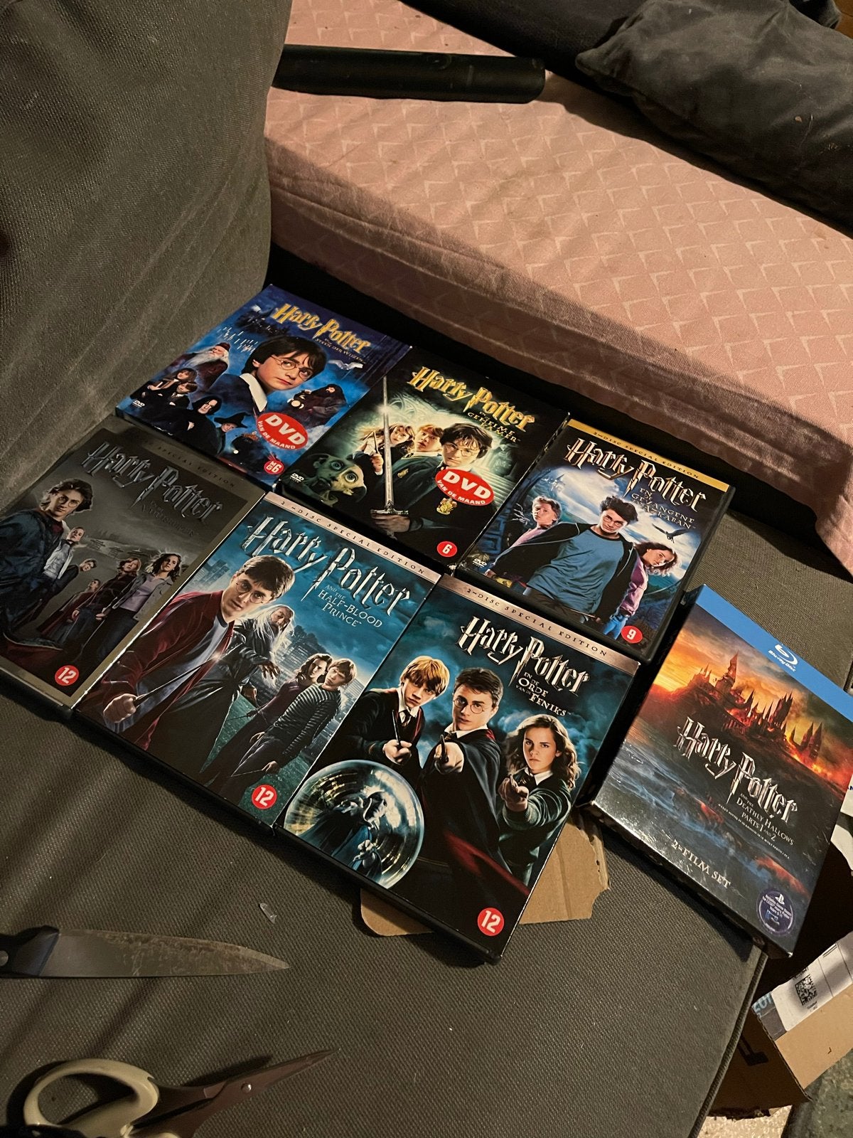 Harry Potter DVD & Blu-ray Collectie - Complete Saga, Cd's en Dvd's, Dvd's | Overige Dvd's, Nederlands, Vanaf 12 jaar, Gebruikt