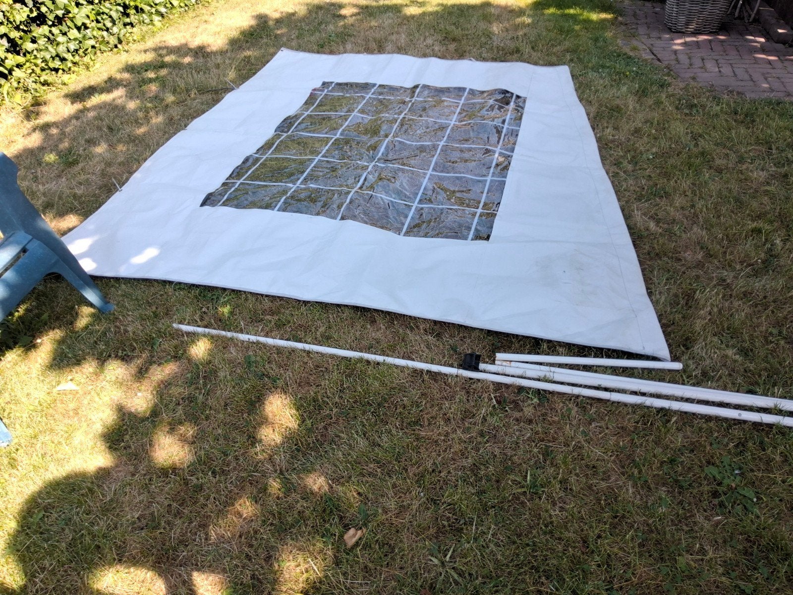 Fiamma Rainblockers voor luifel met stokken 2 stuks, Caravans en Kamperen, Caravan accessoires, Ophalen, Zo goed als nieuw
