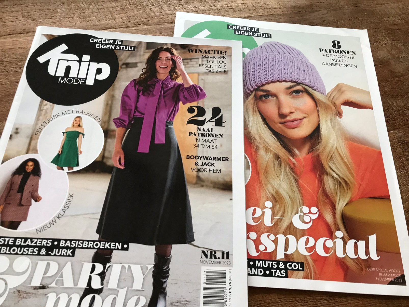 Knipmode november 2023, Ophalen of Verzenden, Zo goed als nieuw, Vrouw, Knipmode