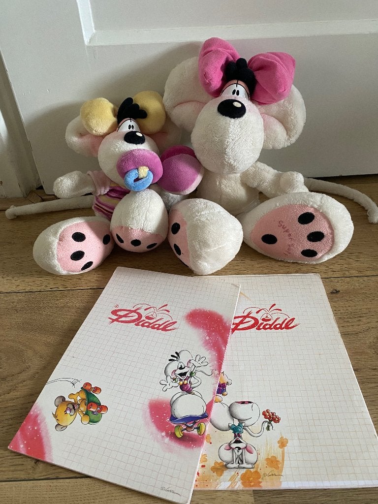 Diddle set, Ophalen of Verzenden, Diddl, Zo goed als nieuw, Knuffel