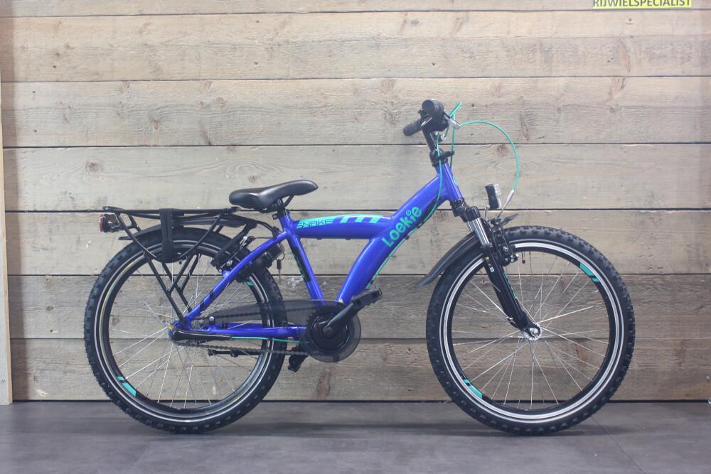 20 inch Loekie Snake 3v NIEUWSTAAT blauw met 3 mnd garantie, Fietsen en Brommers, Fietsen | Jongens, Niet ingevuld, Zo goed als nieuw