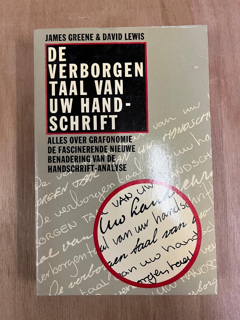 boek:  De verborgen taal van uw handschrift,	James Greene, Boeken, Ophalen of Verzenden, Zo goed als nieuw, James Greene, Overige wetenschappen
