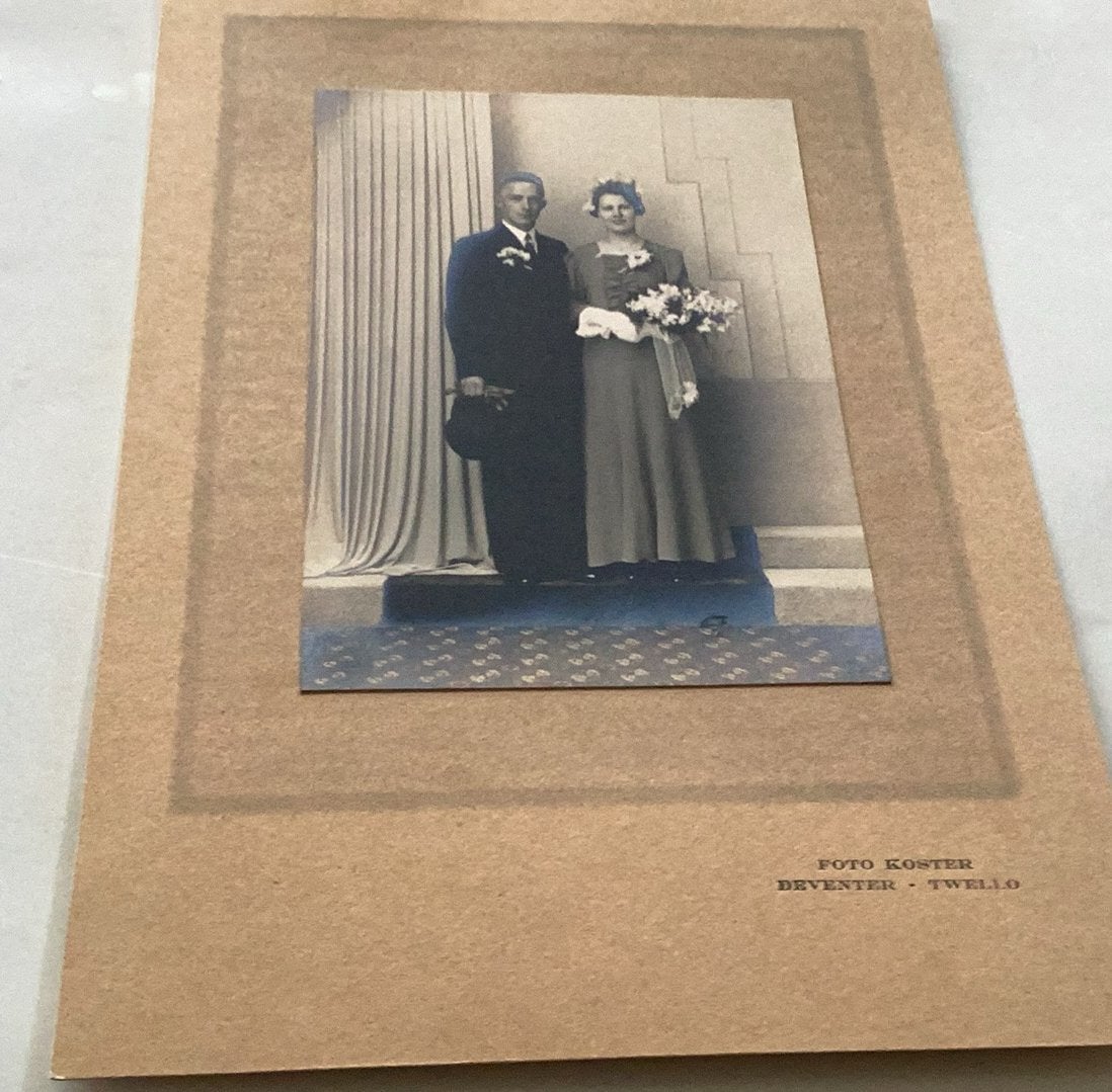 Deventer Twello foto van Koster 11x15 cm op kanton geplakt, Ophalen of Verzenden, Voor 1940, Zo goed als nieuw