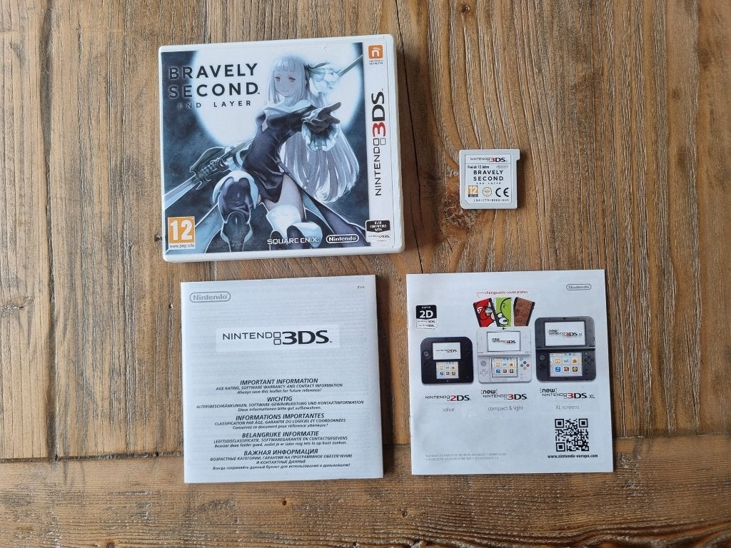 Nintendo DS - Bravely Second End Layer - ZGAN, Spelcomputers en Games, Spelcomputers | Nintendo DS, Zo goed als nieuw, DS Lite