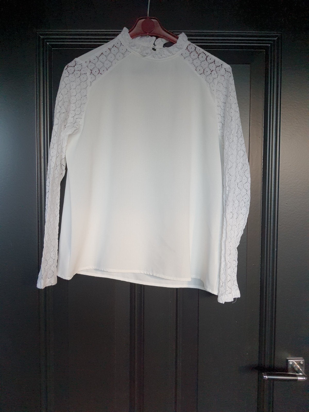 in nieuwstaat leuke blouse/top maat S, Ophalen, Zo goed als nieuw, Maat 36 (S), Wit