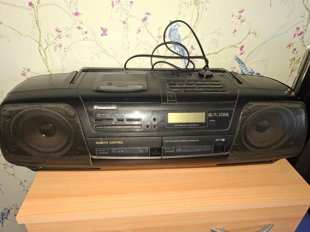 Panasonic draagbare radio, Ophalen, Gebruikt, Met cd-speler