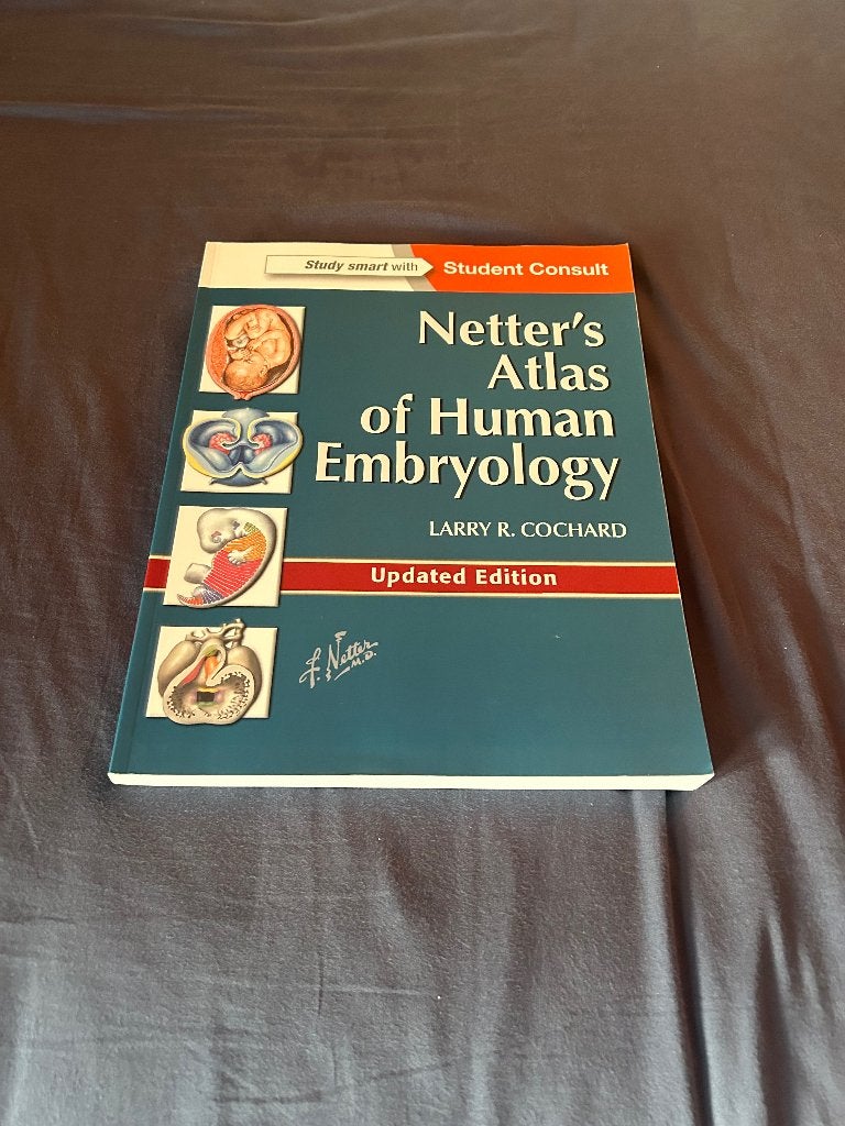 Netter’s Atlas of Human embryology updated edition, Boeken, Ophalen, Beta, Zo goed als nieuw, WO