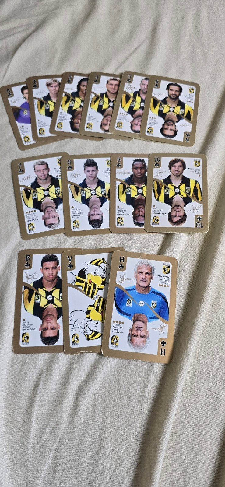Vitesse speelkaarten met spelers en trainers 2013, Verzamelen, Ophalen of Verzenden, Nieuw, Vitesse