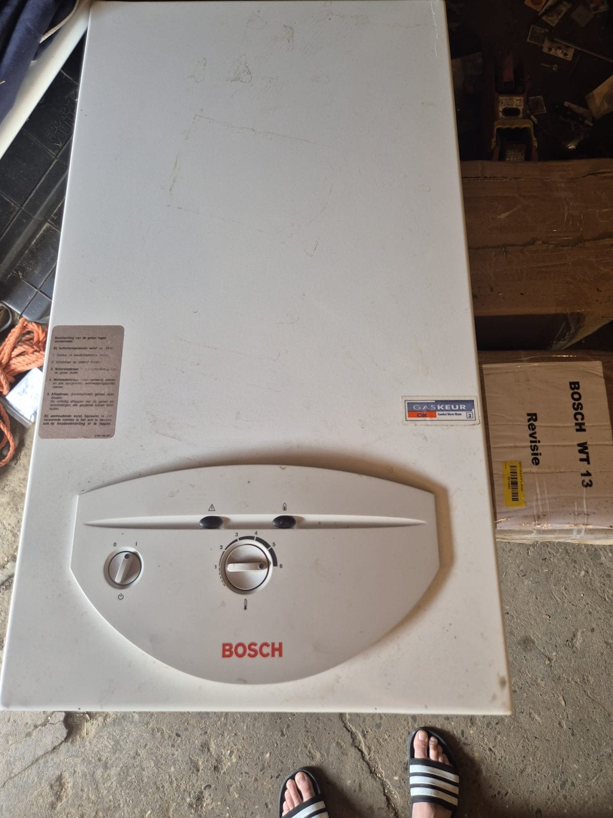 Gereviseerde Bosch WT 13 Geiser - Zo goed als nieuw, Ophalen, Aardgas, Geiser, Zo goed als nieuw