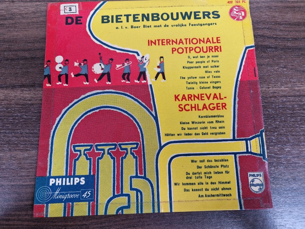 De Bietenbouwers o.l.v. Boer Biet (Met De Vrolijke Feestgang, Cd's en Dvd's, 7 inch, Ophalen of Verzenden, Zo goed als nieuw, Overige typen