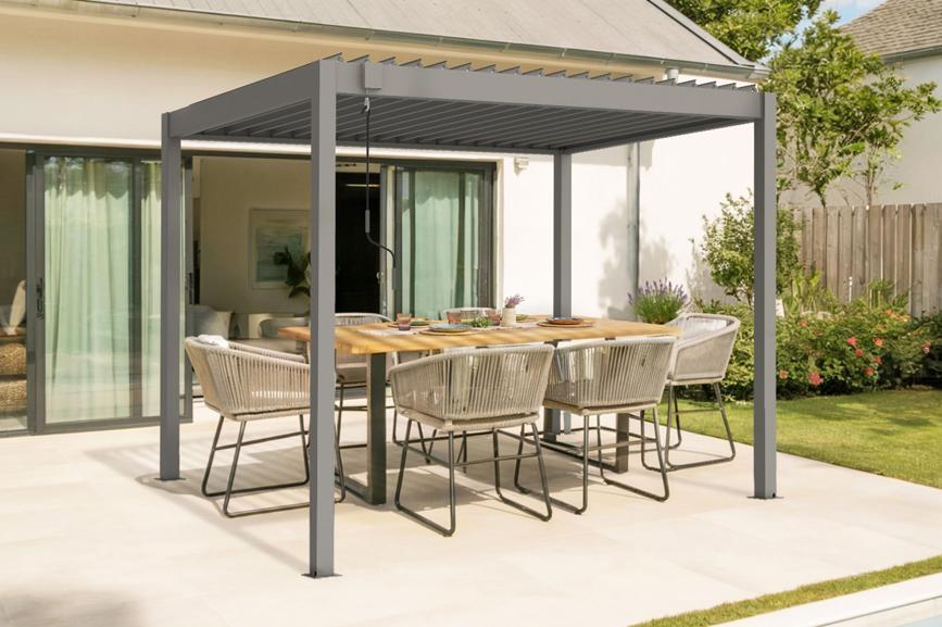 Vrijstaande Bioclimatische Pergola Aluminium 3x2m, Ophalen, Nieuw, Veranda
