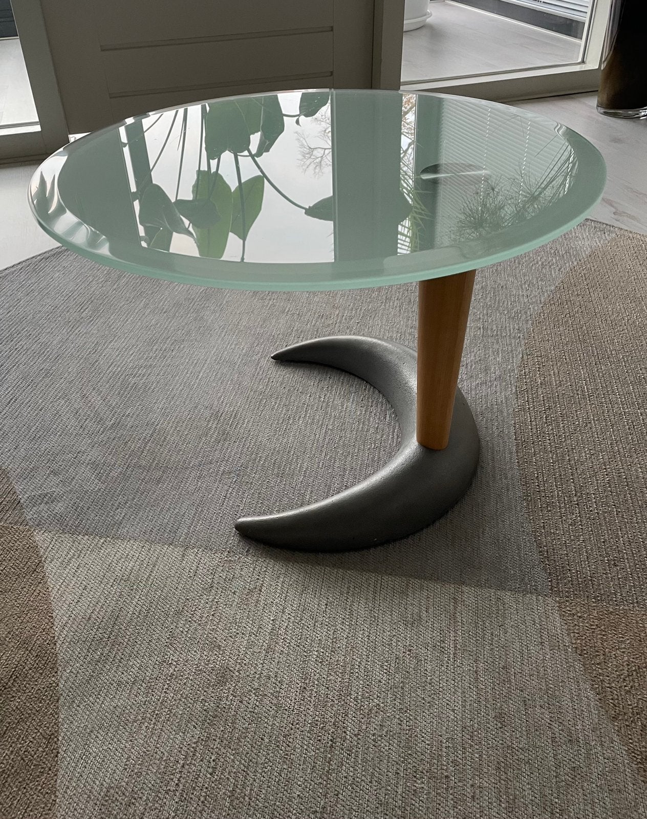 Metaform salontafel bijzettafel, Huis en Inrichting, Tafels | Salontafels, Ophalen, Rond, 50 tot 100 cm, Zo goed als nieuw