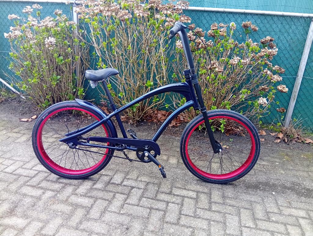 Custom Hellbilly, Fietsen en Brommers, Fietsen | Cruisers en Lowriders, Zo goed als nieuw, Cruiser, Aluminium, Ophalen