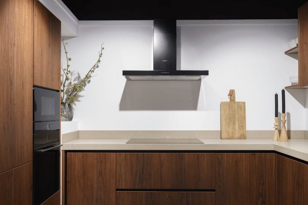 Prachtige Luxe Showroomkeuken!!, Ophalen, U-keuken, Overige kleuren, Nieuw