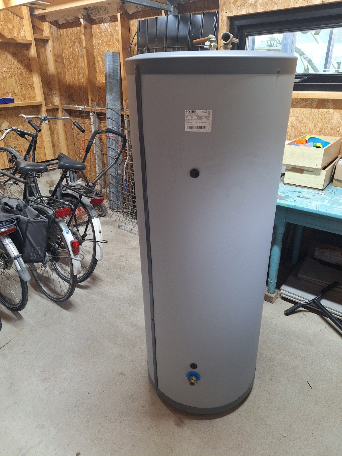 NIBE VPD10 300-R Boiler - 263L Roestvrij staal, Ophalen, Gebruikt, 60 tot 150 cm, 80 cm of meer