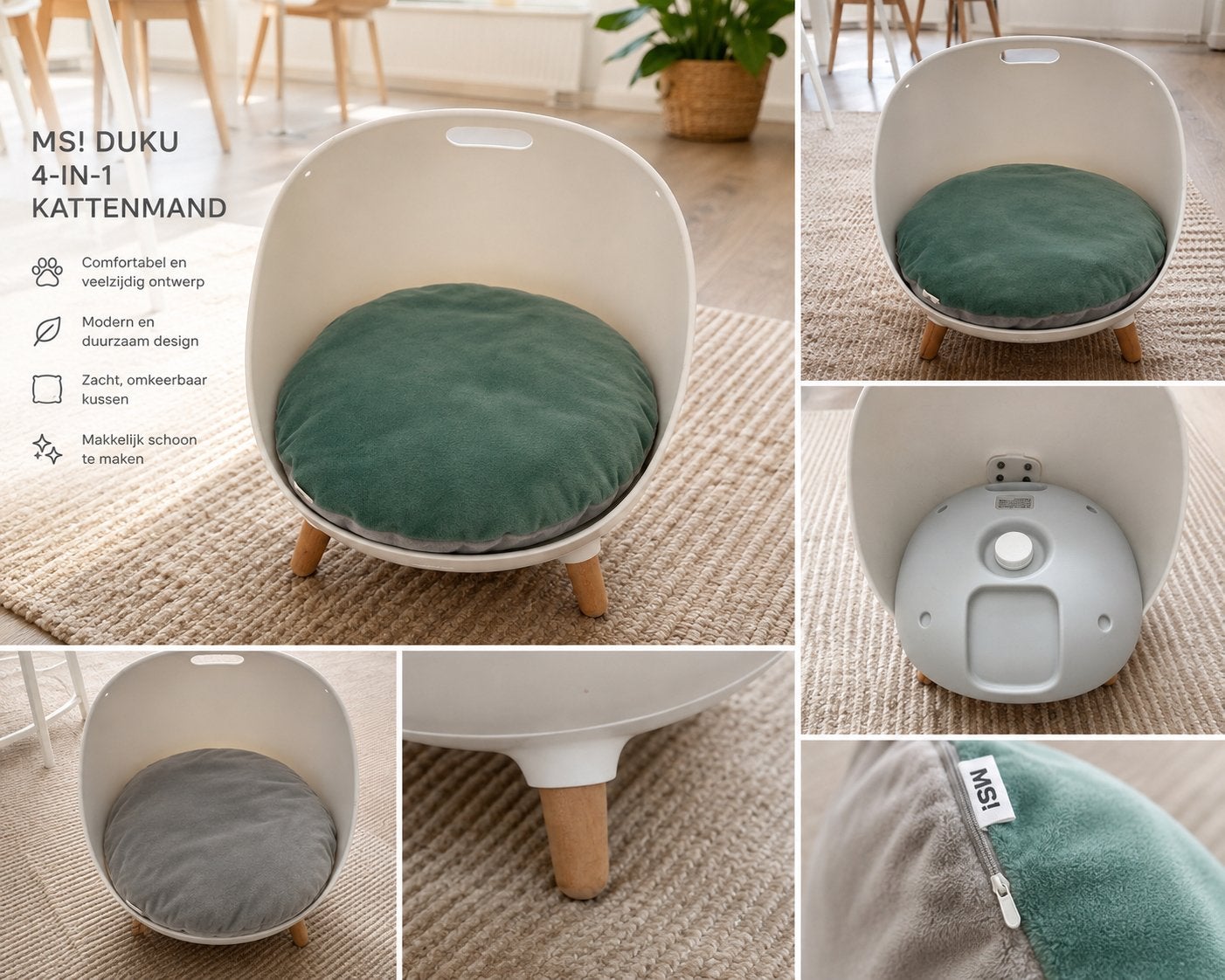 Katten-/ hondenmand 4 in 1, met koelelement!, Dieren en Toebehoren, Kattenmanden, Ophalen of Verzenden, Zo goed als nieuw, Overige