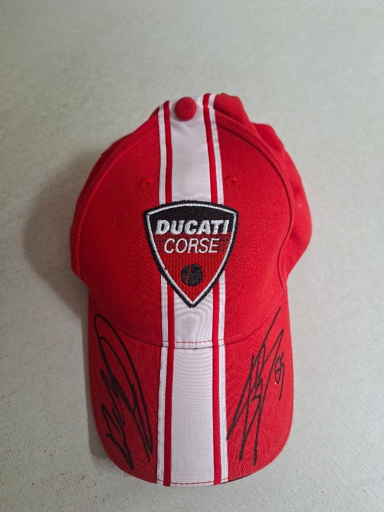 Ducati Moto GP gesigneerde cap, Ophalen of Verzenden, Nieuw, Motoren