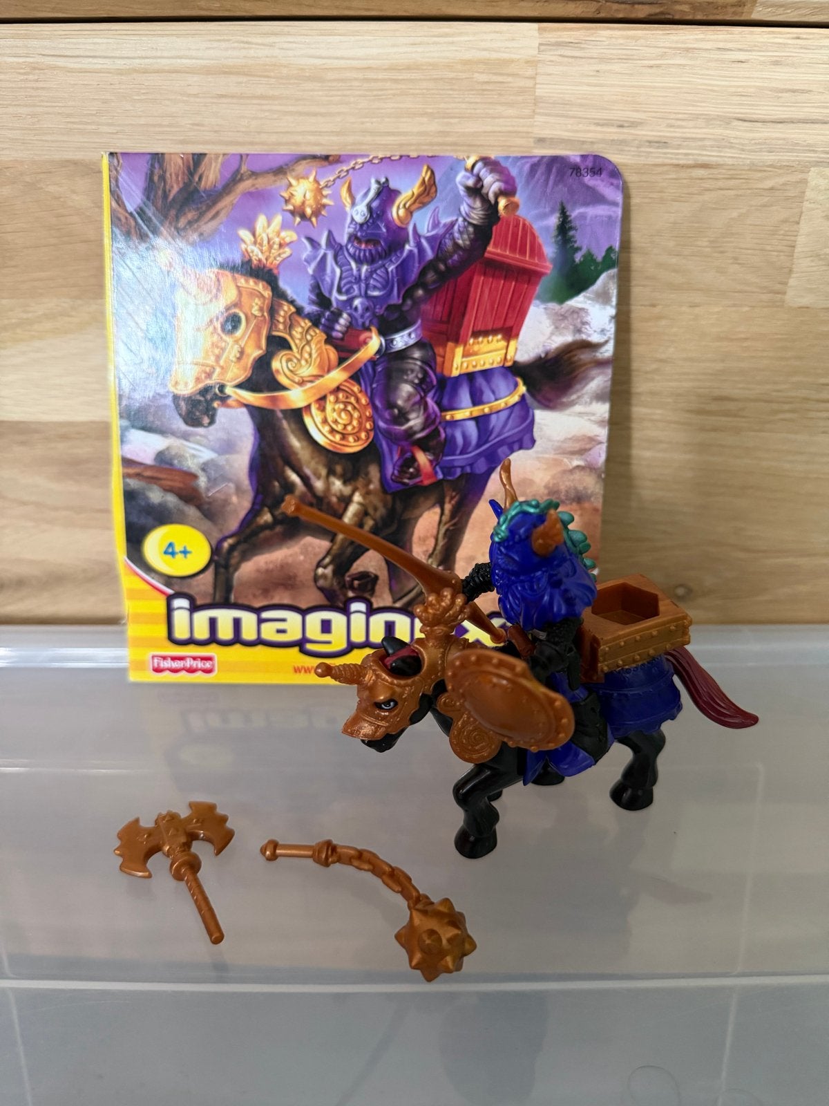 Vintage Imaginext Fisher Price Jousting Knight 78354, Ophalen of Verzenden, Zo goed als nieuw