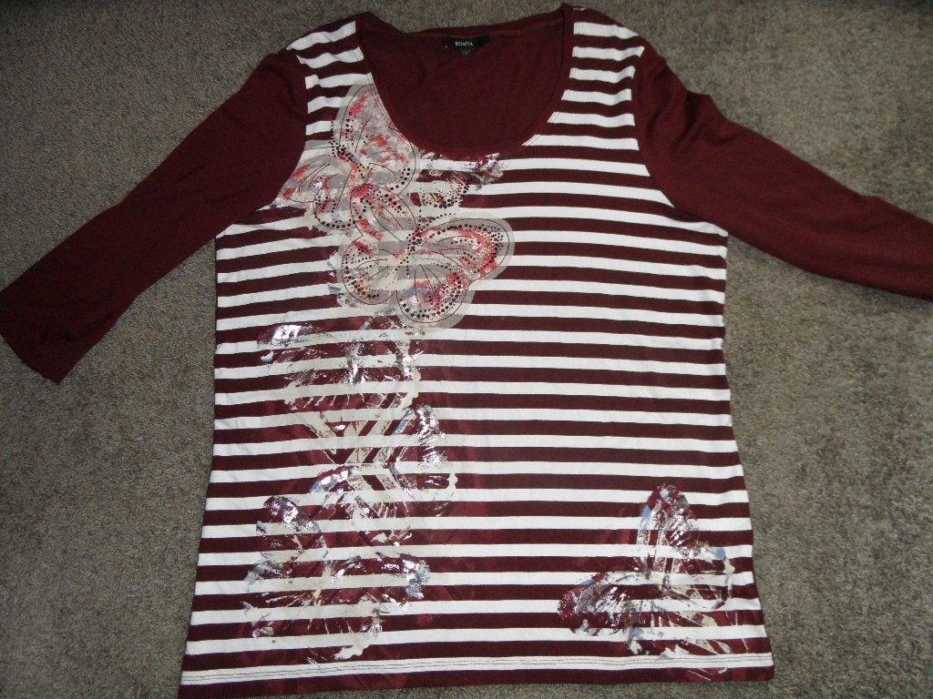 Sjiek damesshirt van Bonita, maat L, Paars, Maat 42/44 (L), Bonita, Ophalen of Verzenden