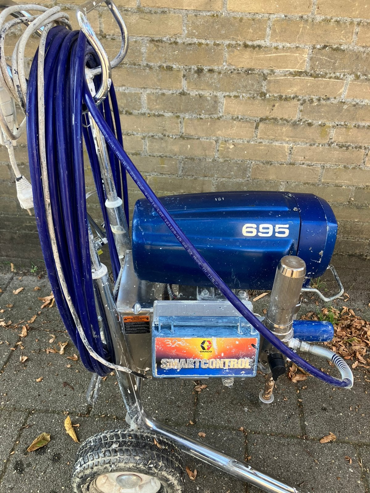 Graco 695 smart control airless verfspuit, Ophalen, Zo goed als nieuw, Verfspuit of Verfpomp
