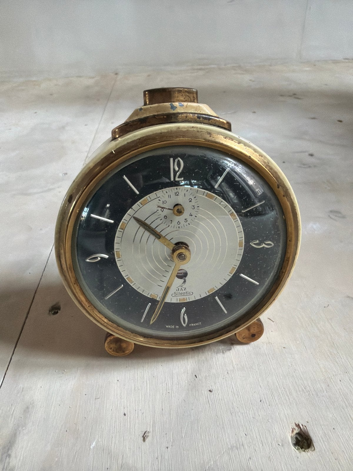 Antieke JAZ wekker - Vintage wekker Made in France, Ophalen of Verzenden
