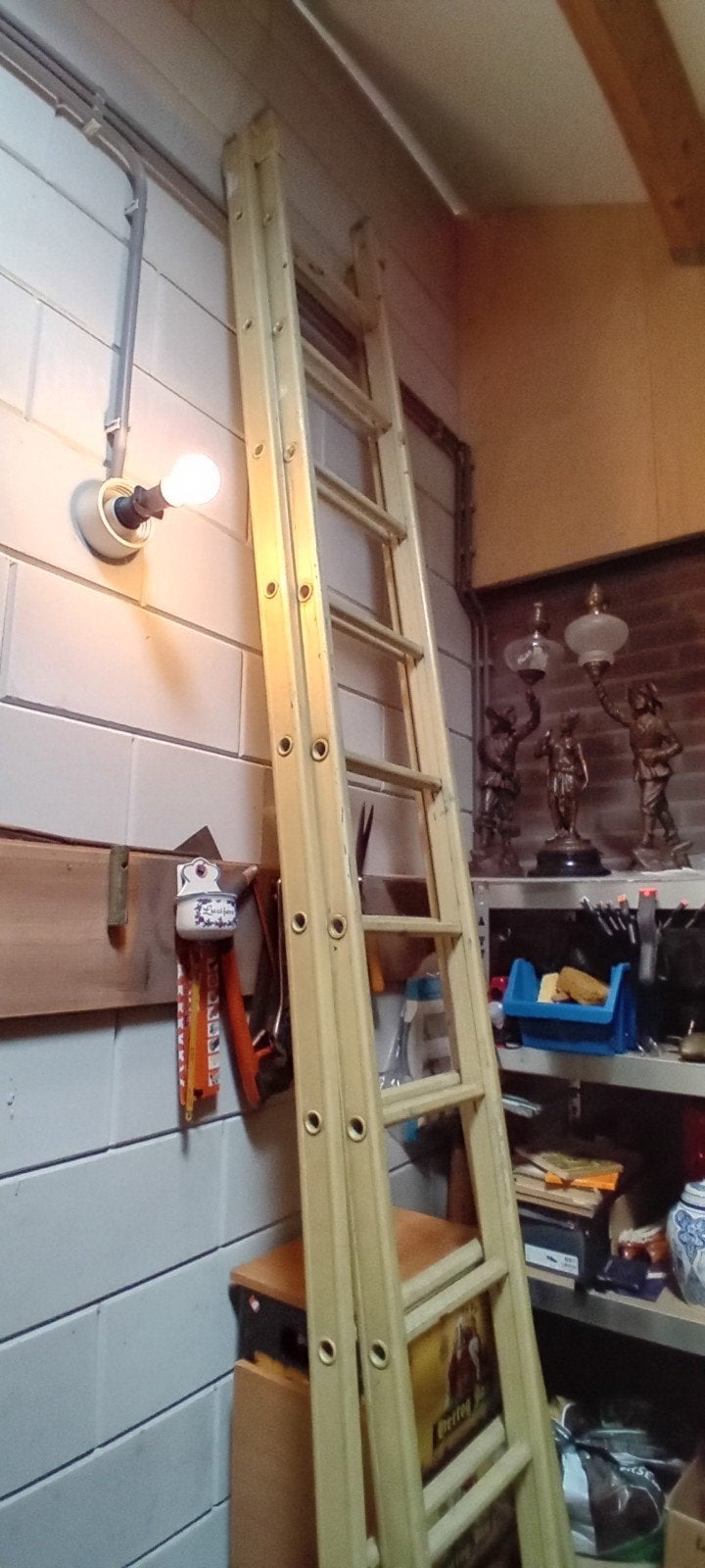 Aluminium ladder, Ophalen, Gebruikt, 4 meter of meer