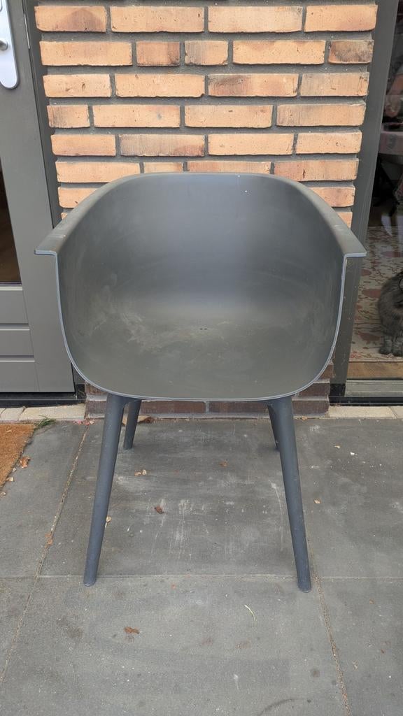 4 kuip tuinstoelen, Tuin en Terras, Ophalen of Verzenden, Gebruikt, Rechthoekig, Kunststof