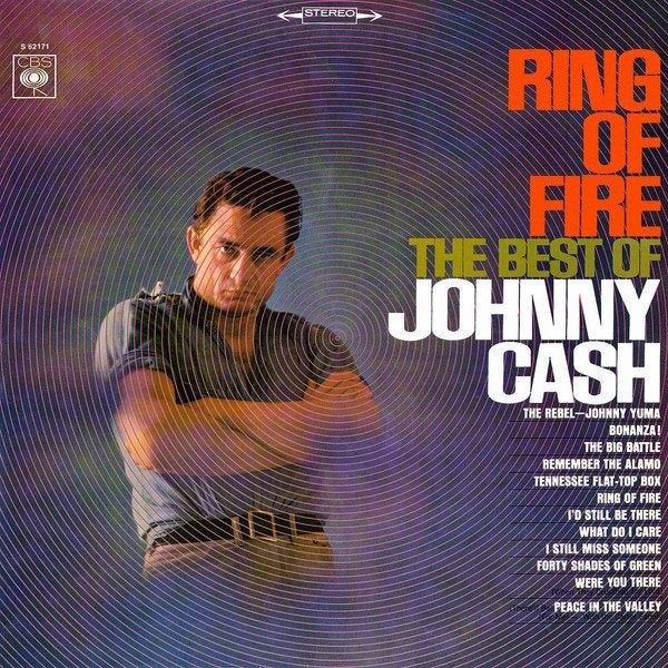 lp,Johnny Cash – Ring Of Fire - The Best Of Johnny Cash, Ophalen of Verzenden, Gebruikt, 12 inch