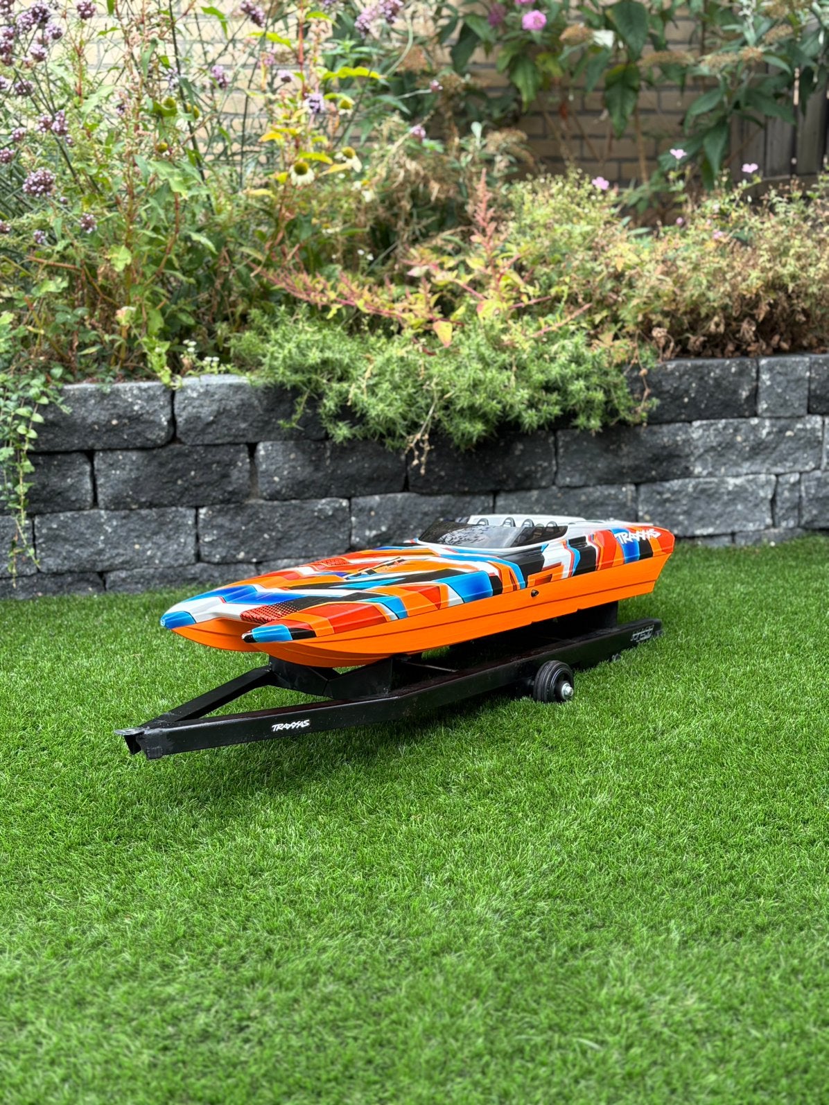 Traxxas m41 met trailer (de eerste oranje m41 van Nederland), Ophalen, Gebruikt, Overige merken