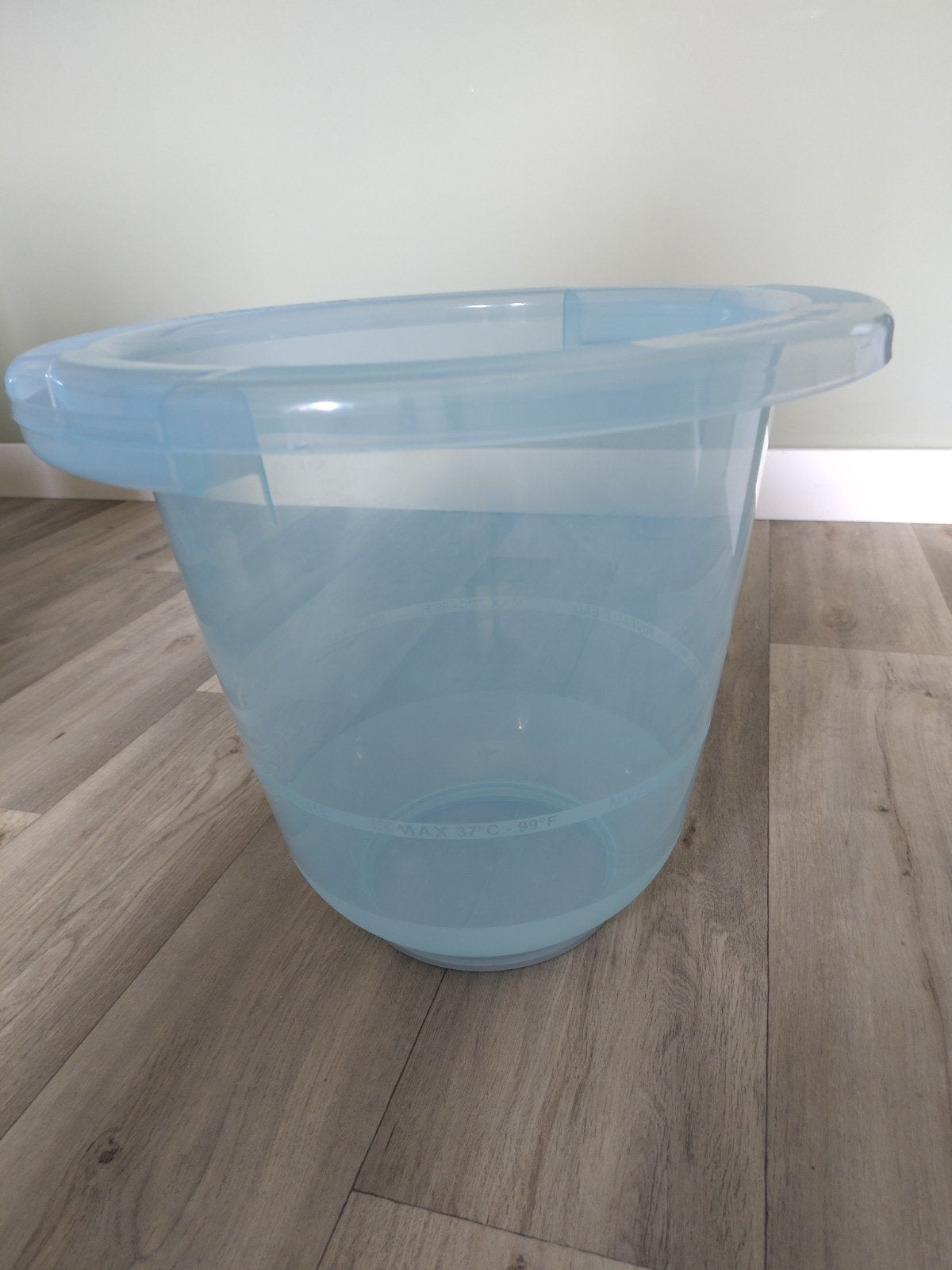 Mooie stevige Tummy tub (blauw). Zgan, Ophalen, Zo goed als nieuw, Tummy Tub, Standaard
