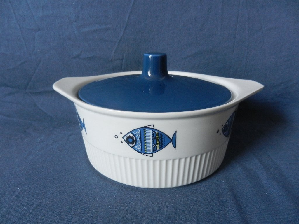 Villeroy en Boch terrine / oven dekschaal decor Viking chip, Gebruikt, Villeroy & Boch, Vintage, Ophalen of Verzenden