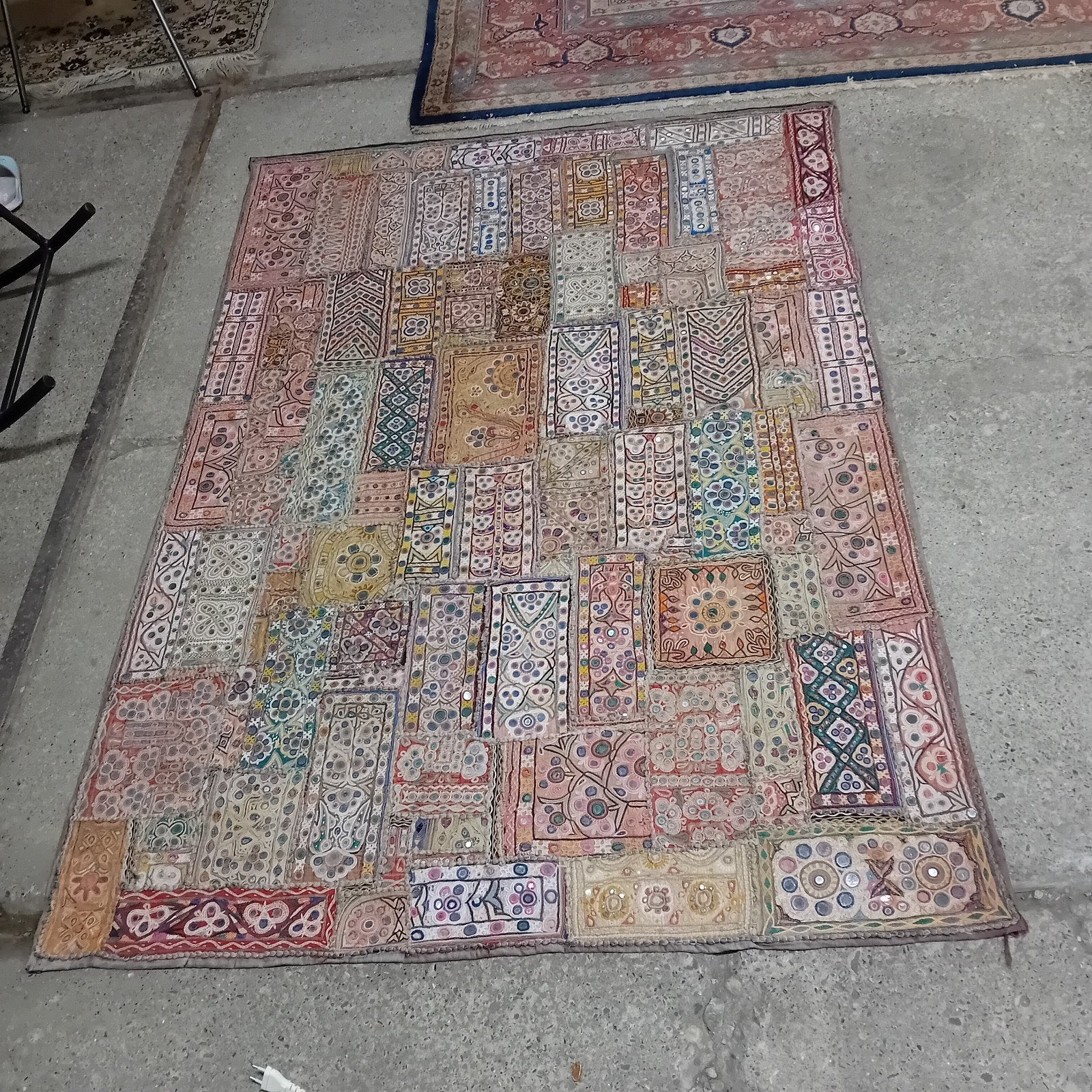 Patchwork Wandkleed 175x125cm - Uniek Handgemaakt Design, Verzenden