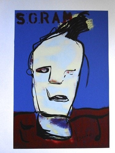 Herman Brood - "5 Gram", Gesigneerd, Verzenden, Zeefdruk