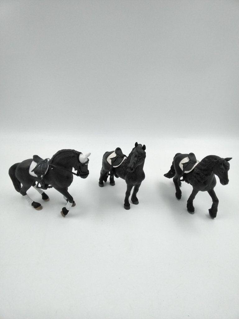 Schleich Friese zwarte wedstrijd paarden, Ophalen of Verzenden, Gebruikt, Jongen of Meisje