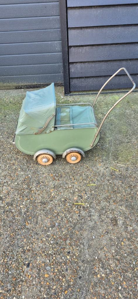 antieke kinderwagen Torck, Antiek en Kunst, Ophalen