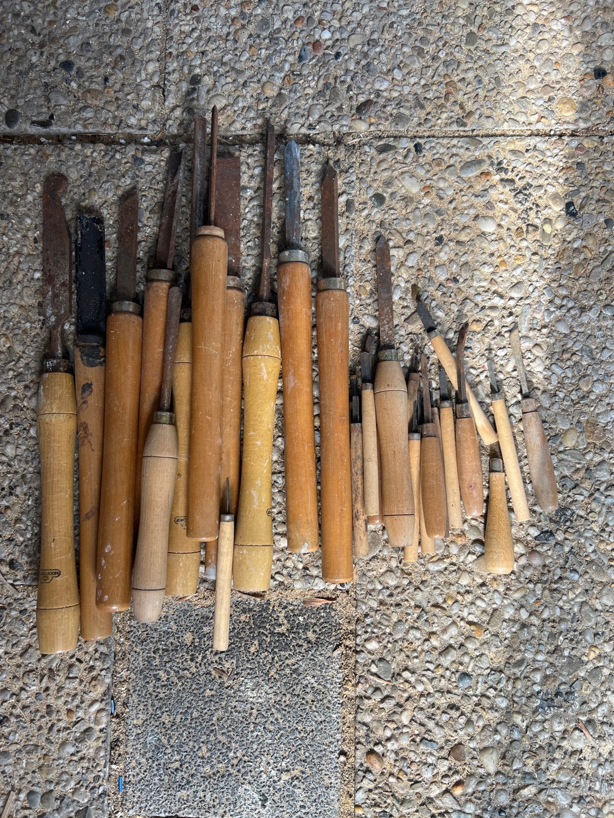 Set van diverse beitels en houtsnijgereedschap, Ophalen, Gebruikt, Beitel, Overige merken