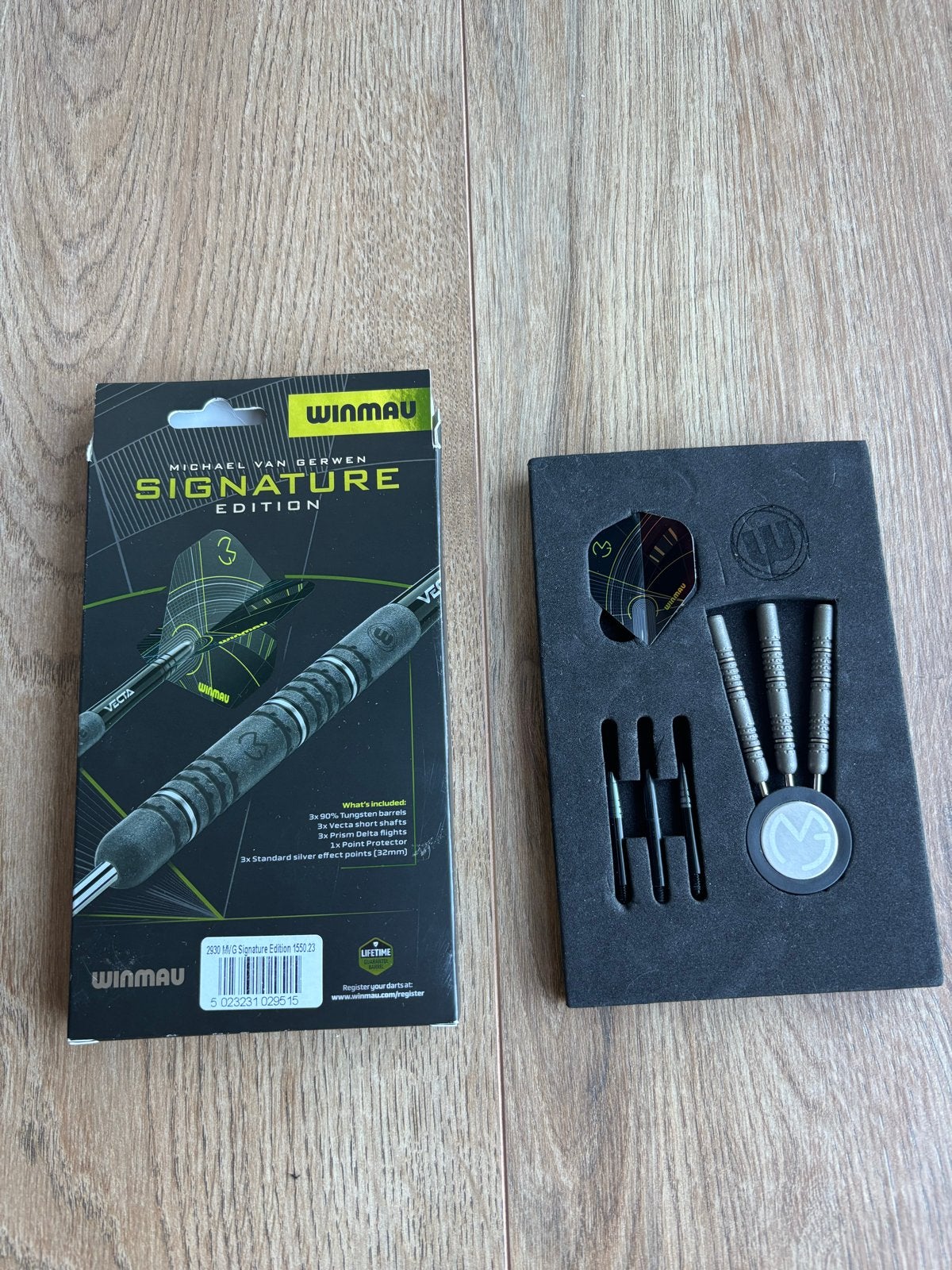 Winmau MVG Signature Edition Darts - Zo goed als nieuw, Ophalen of Verzenden, Zo goed als nieuw, Pijlen
