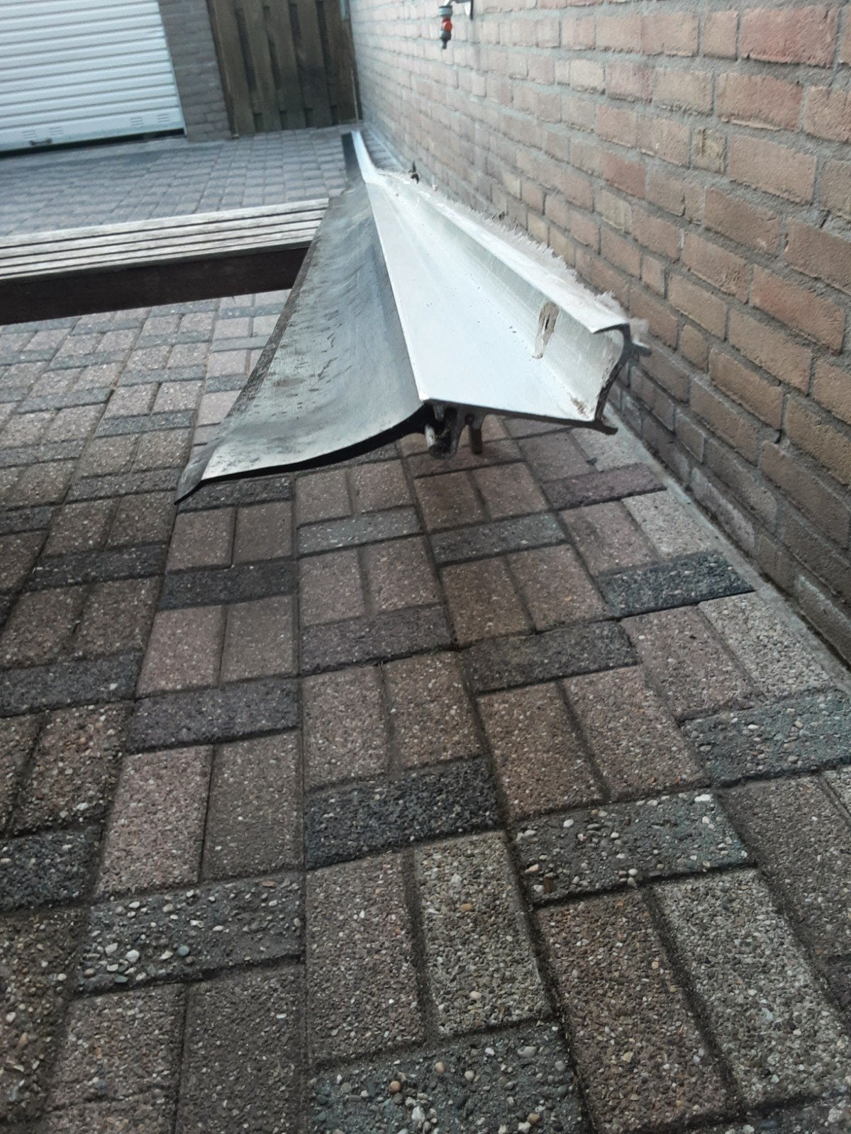 Aluminium muurprofielset met rubberen afdichtingsstrip, Ophalen