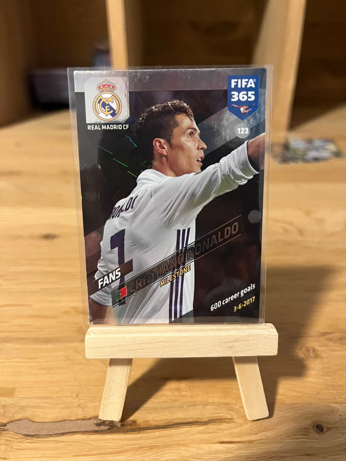 Christiano Ronaldo FIFA Adrenalyn 2018, 600 Goals Milestone, Ophalen of Verzenden, Zo goed als nieuw
