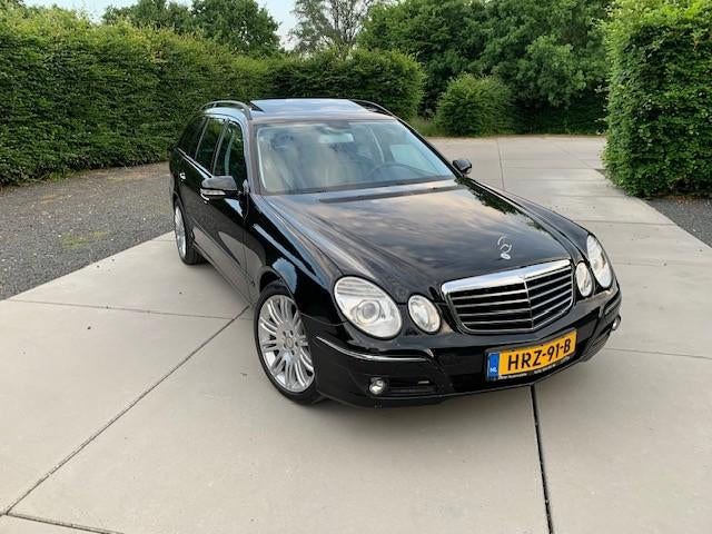 Mercedes-Benz E500 Prins LPG-G3 V8 5.5 387PK 4MATIC, Auto's, Automaat, Zwart, Leder, Stationwagon