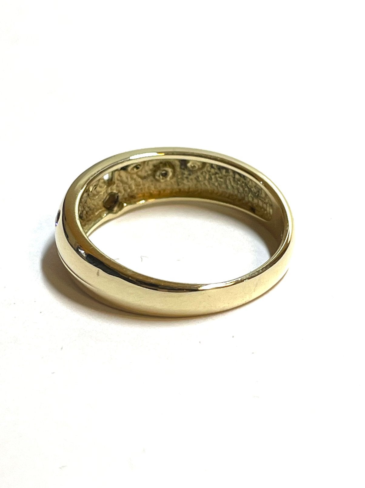 8k gouden ring met zirkonia, 18 tot 19, -, -, Ophalen of Verzenden