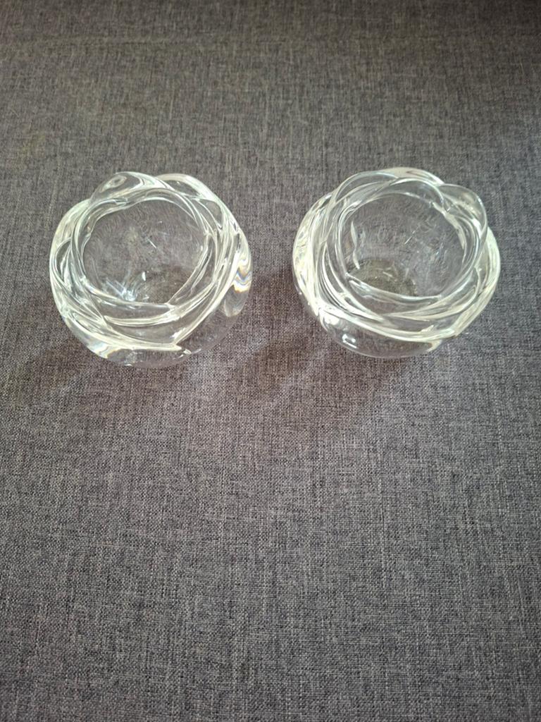 2 glazen waxinelichtjes, Ophalen